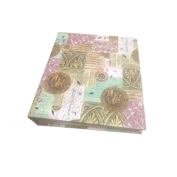 PIONEER Victorian Collage Cover 50 Page 3 Ring Photo Album - Picture 6 of 6